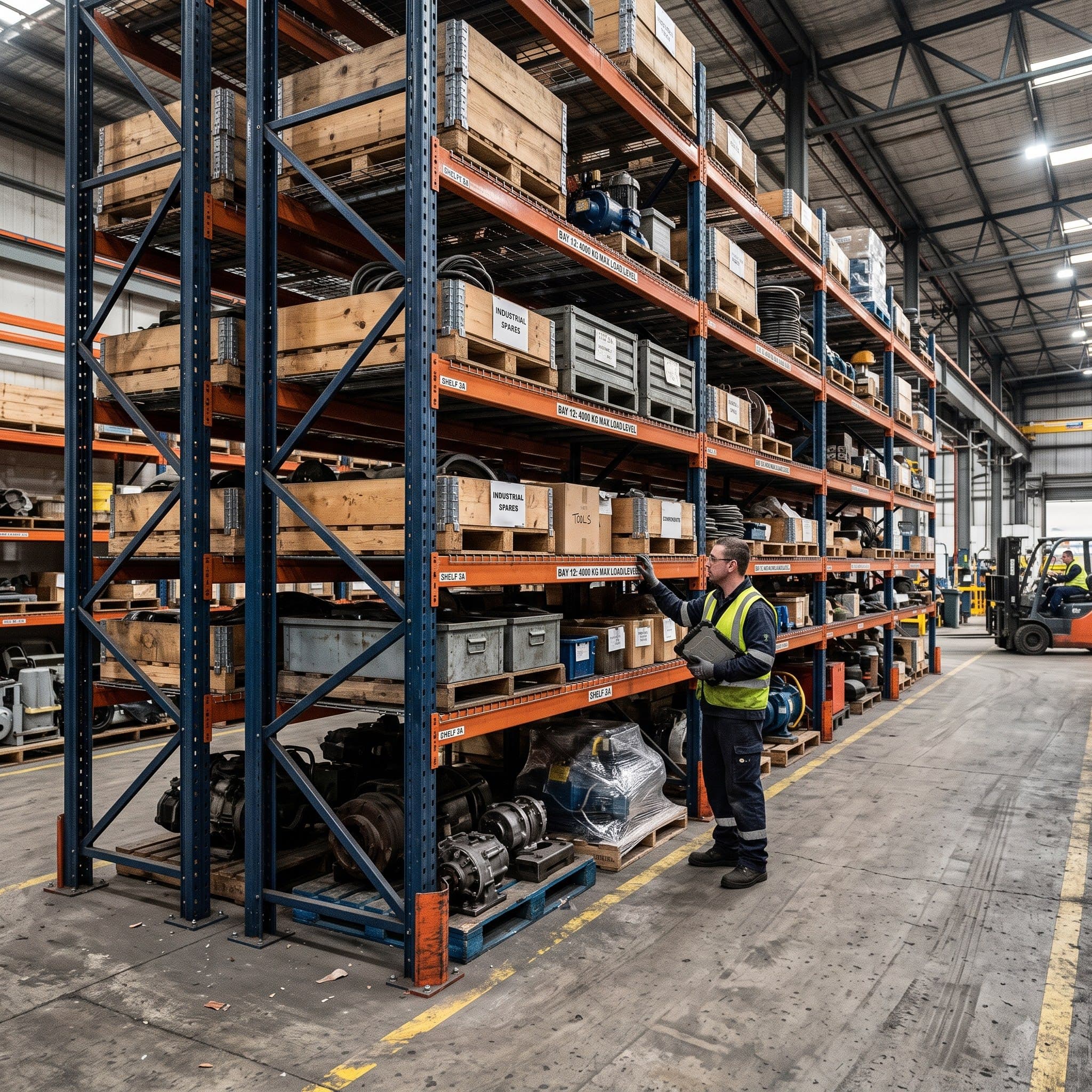Long Span Racks — Industrial Shelving